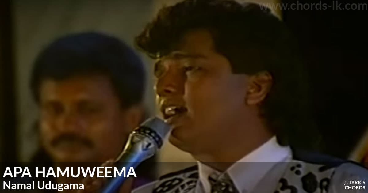 Apa Hamuweema lyrics by Namal Udugama - Sinhala song cover image and music details | Lyrics-lk.com